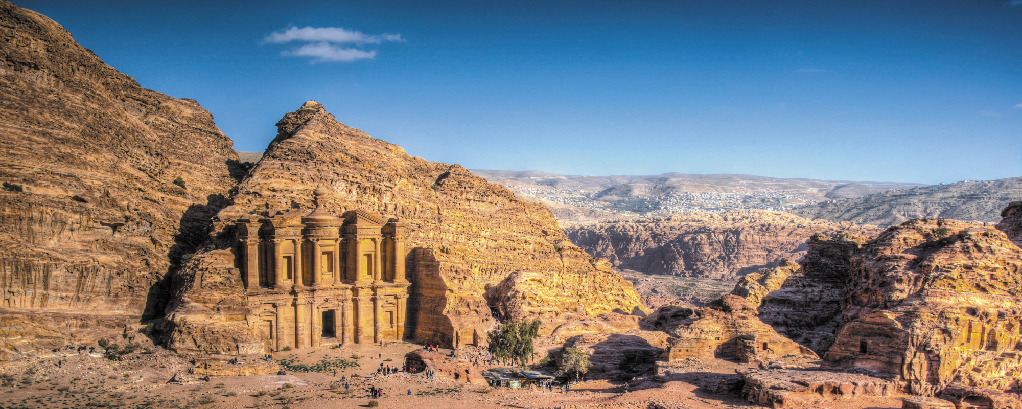 Jordanien - archäologische Stätte in jordanischen Wüste