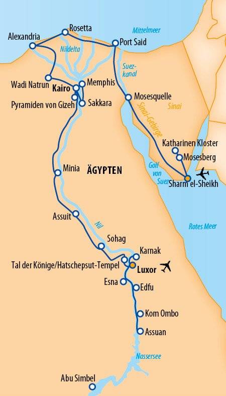 Anubis 2024 - Große Ägyptenreise – Ägypten Rundreise und Nilkreuzfahrt