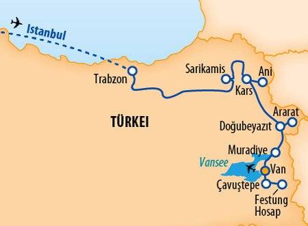 Beeindruckende Nord-Osttürkei 2024 – 10 Tage Türkei Rundreise