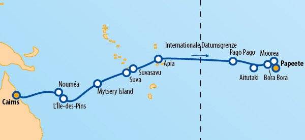 Sehnsuchtsorte der Südsee 2024/25 – 19 Tage Kreuzfahrt – VASCO DA GAMA