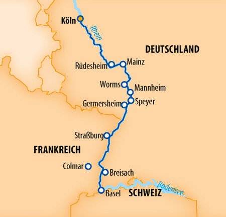 Rheinromantik 2024 – 8 Tage Flusskreuzfahrt Rhein – MS Gentleman
