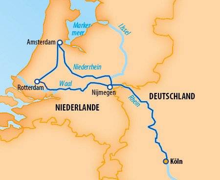 Schnupperreise Holland 2024 – 5 Tage Flusskreuzfahrt Rhein – MS VistaNeo