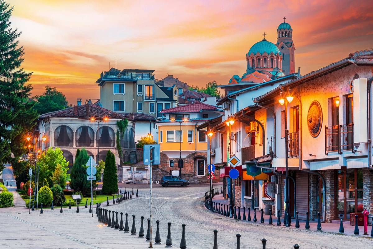 Veliko Tarnovo - Blick auf Altstadt