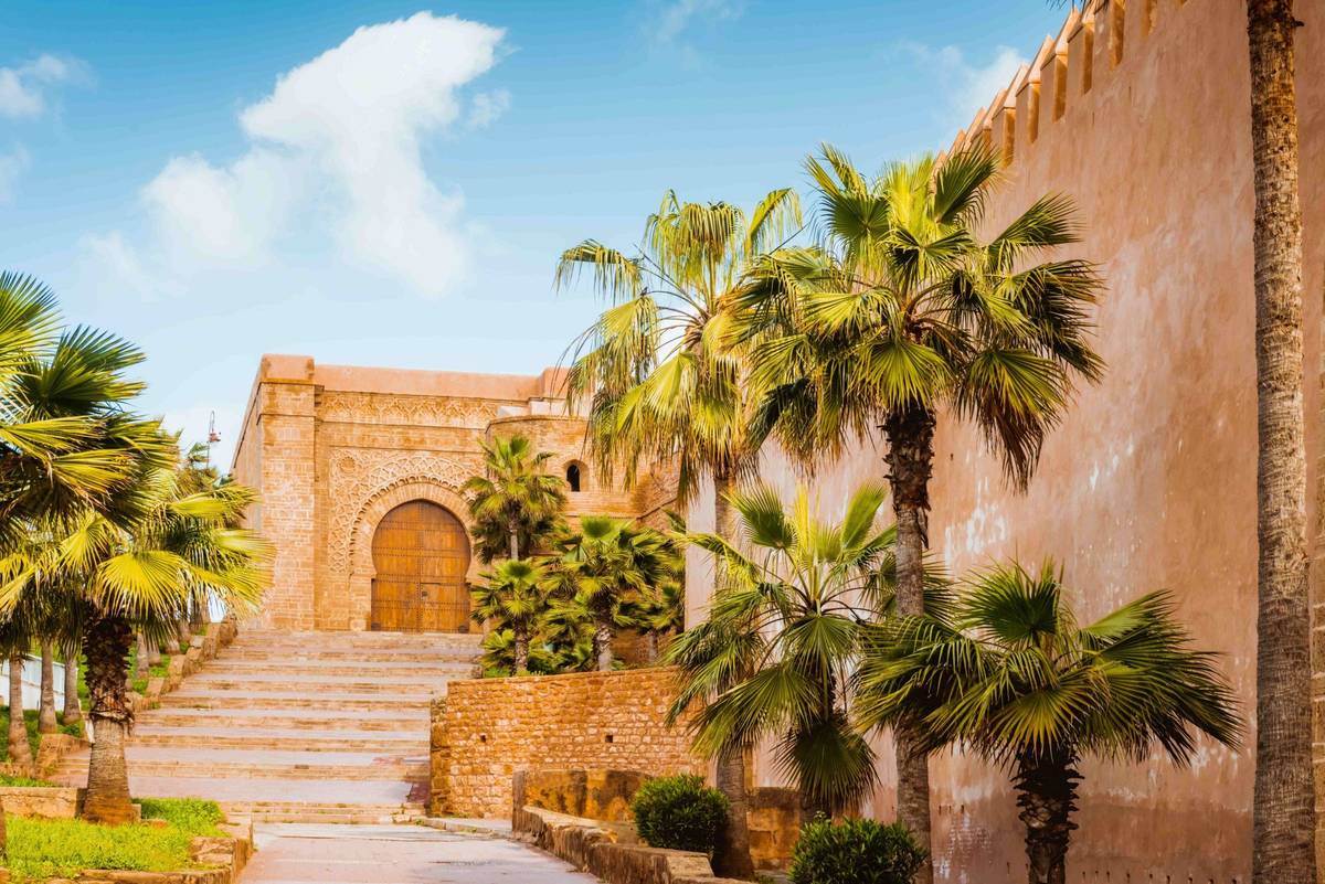 Aufnahme von Rabat in Marokko