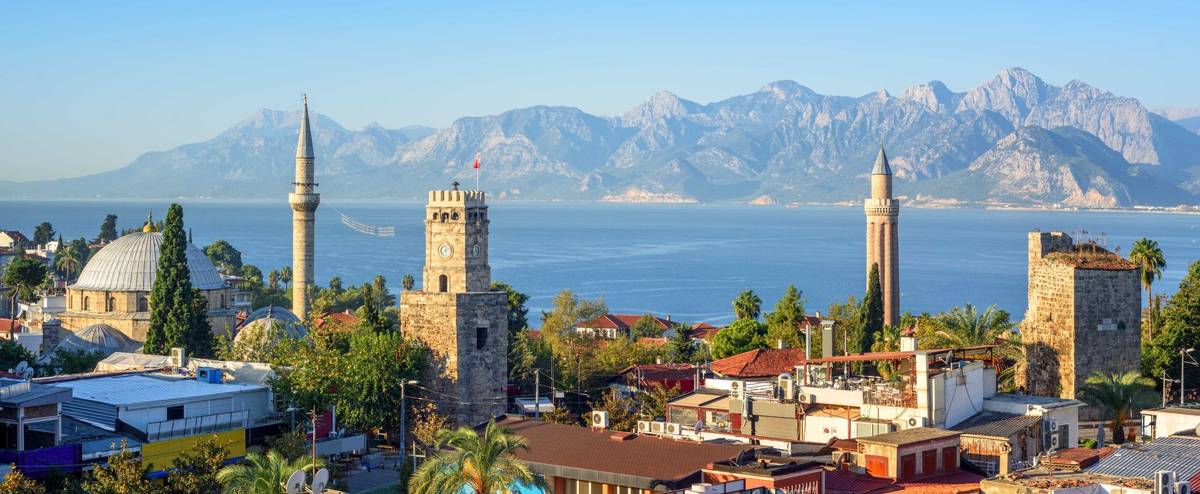 Skyline von Antalya in der Türkei