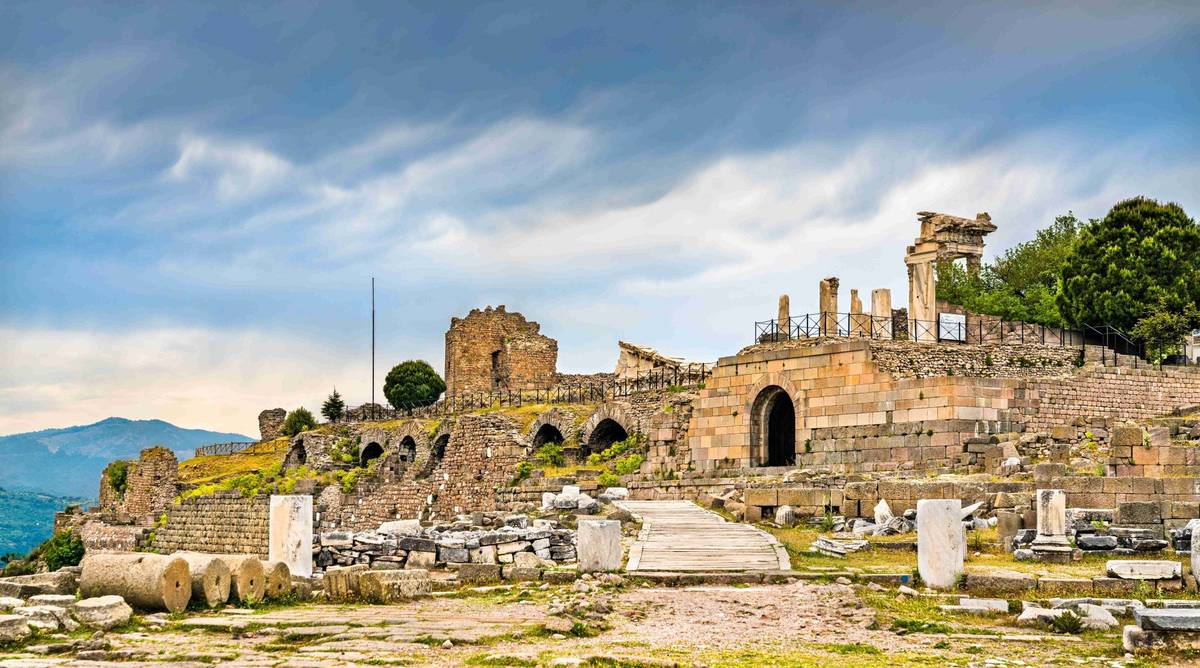 Aufnahme von Pergamon in der Türkei