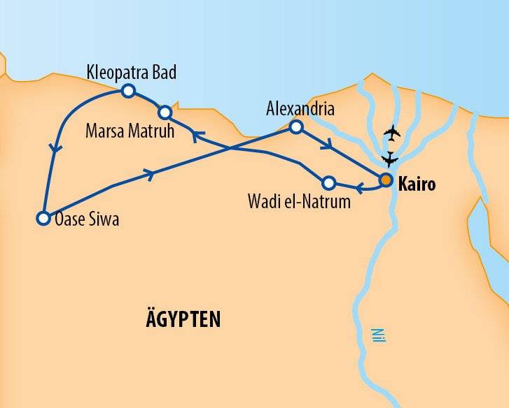 Alexander 2025 – Oasen, Alexandria und Pyramiden – 15 Tage Ägypten Rundreise und Baden
