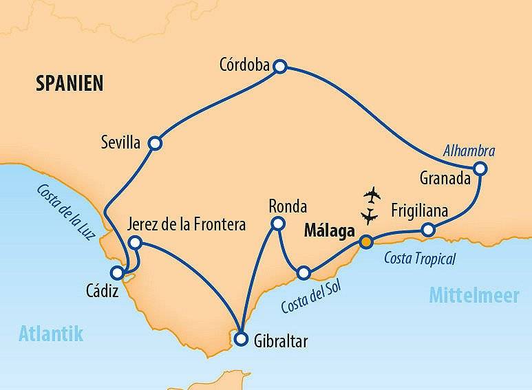 Unsere große Andalusien-Rundreise 2025 – Spanien Rundreise