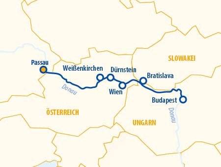 Donaumetropolen 2025 – Flusskreuzfahrt Donau