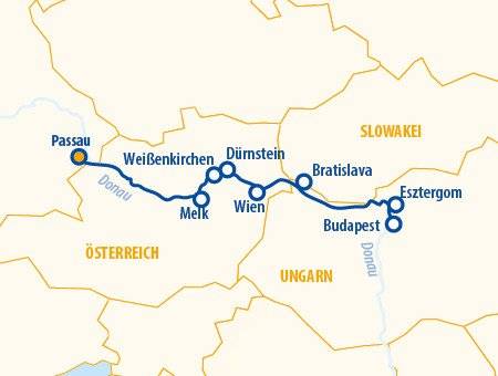 Donauromanze 2025 – Flusskreuzfahrt Donau