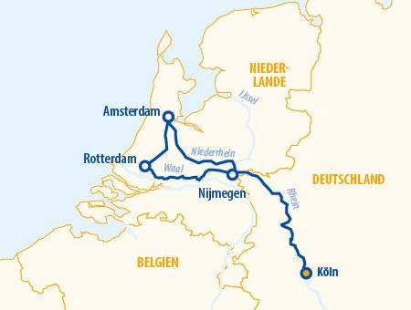 Schnupperreise Holland 2025 – Flusskreuzfahrt Rhein