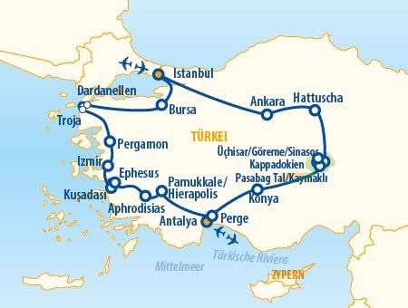 Große Türkei Kulturreise 2025 – Türkei Rundreise