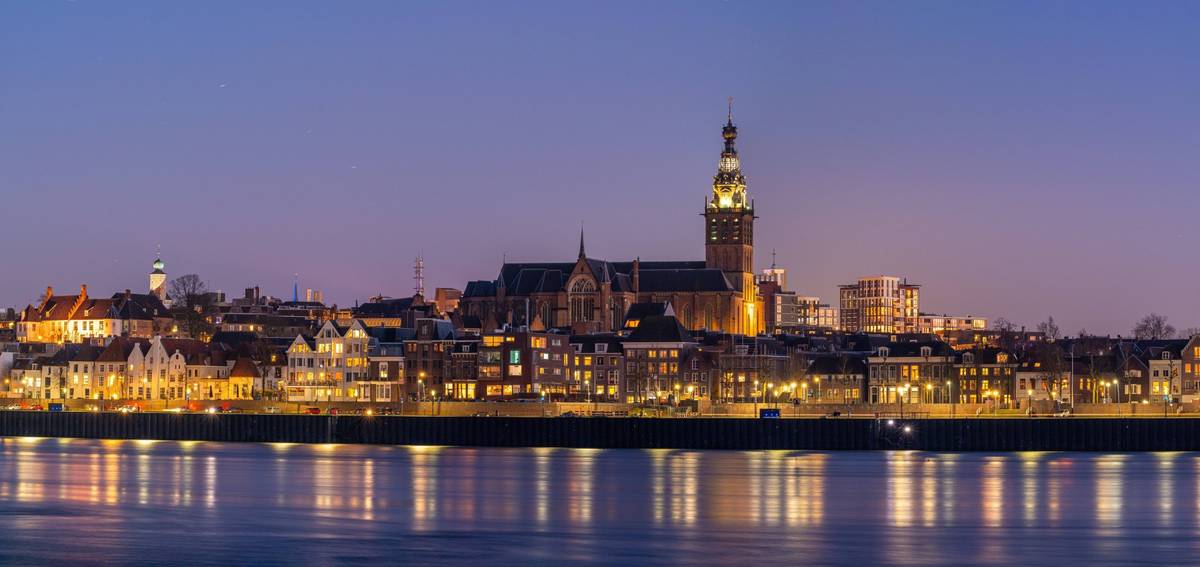 Panoramablick auf Nijmegen