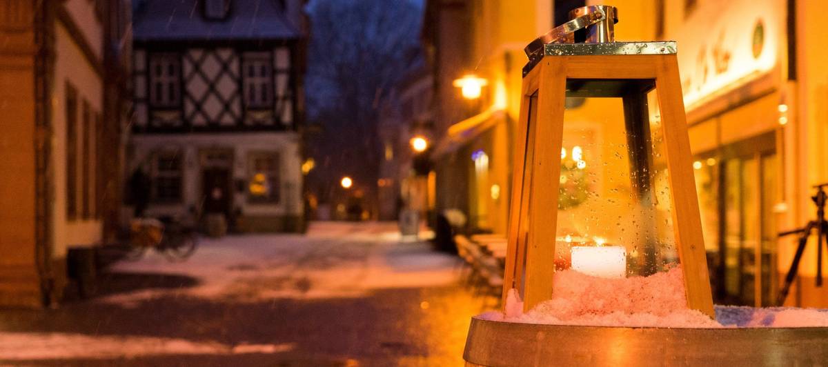 Winterliche Stimmung in Speyer