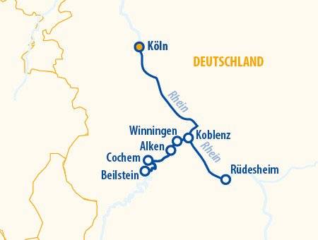 Rhein- und Moselzauber 2025 – Flusskreuzfahrt Mosel