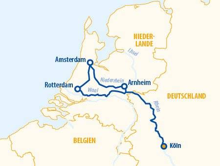 Schnupperreise Holland 2026 – Flusskreuzfahrt Rhein