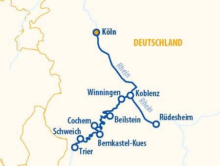 Moselromantik 2026 – Mosel Flusskreuzfahrt