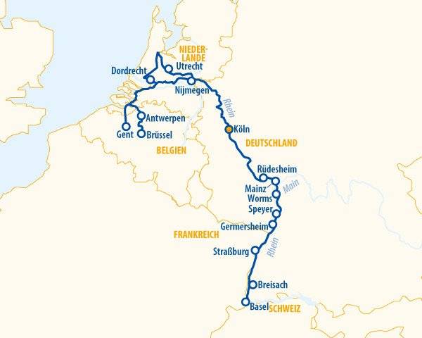 Rhein total 2026 – Flusskreuzfahrt Rhein