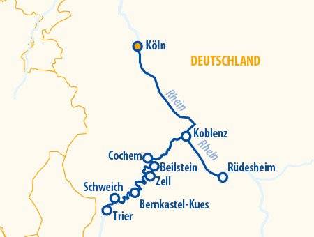 Moselromantik 2026 – Mosel Flusskreuzfahrt