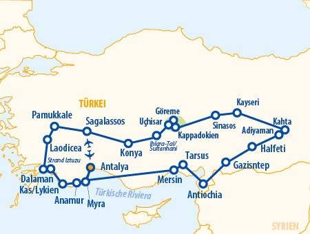 Eindrucksvolle Süd-Osttürkei 2026 – Türkei Rundreise