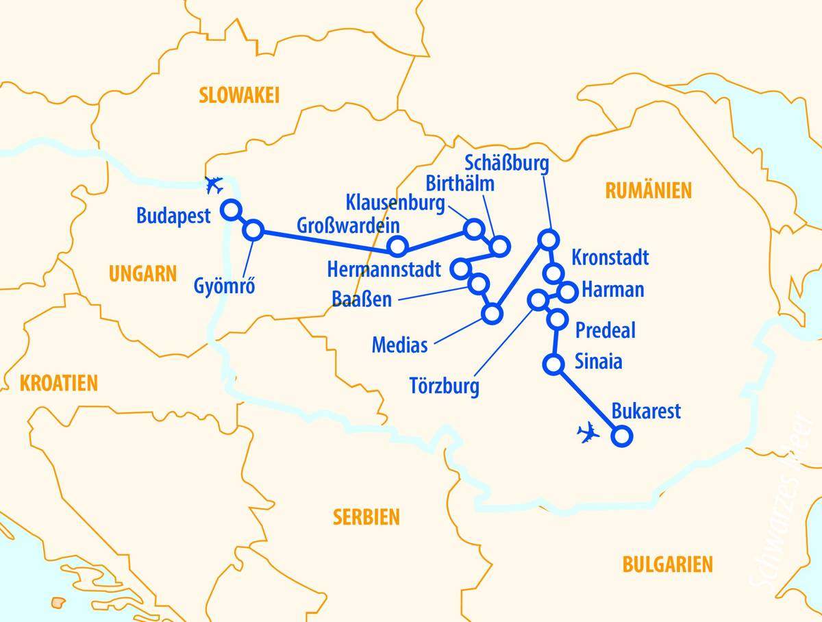 Historisches Rumänien 2026 – Rumänien Rundreise
