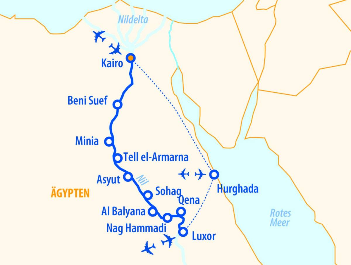 Echnaton 2026 – ab Luxor – Ägypten Nilkreuzfahrt