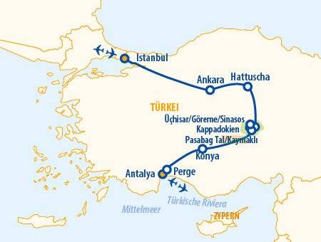 Zu Derwischen und Feenkaminen 2026 – Türkei Rundreise