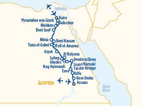 Hathor 2026 – ab Kairo – Ägypten Nilkreuzfahrt