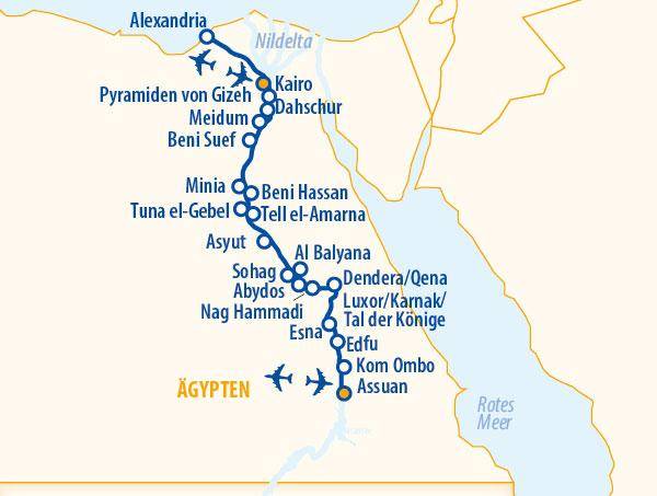 Hathor 2026 – ab Assuan – Ägypten Nilkreuzfahrt
