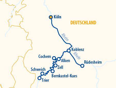Moselromantik 2025 – Mosel Flusskreuzfahrt