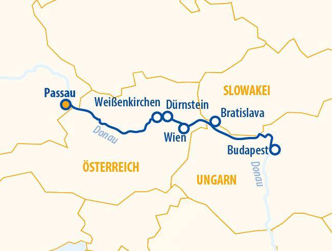 Donaumetropolen 2027 – Flusskreuzfahrt Donau
