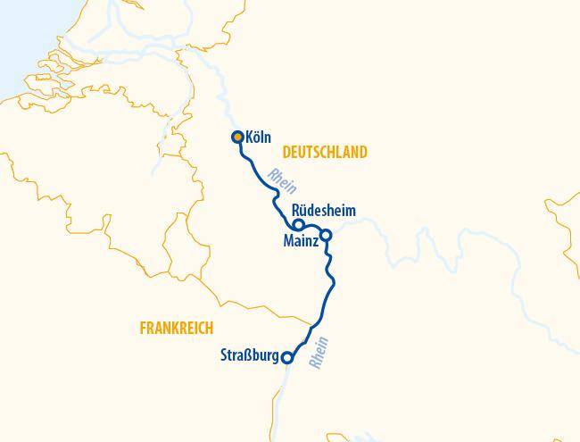 Schnupperreise Straßburg 2027 – Flusskreuzfahrt Rhein