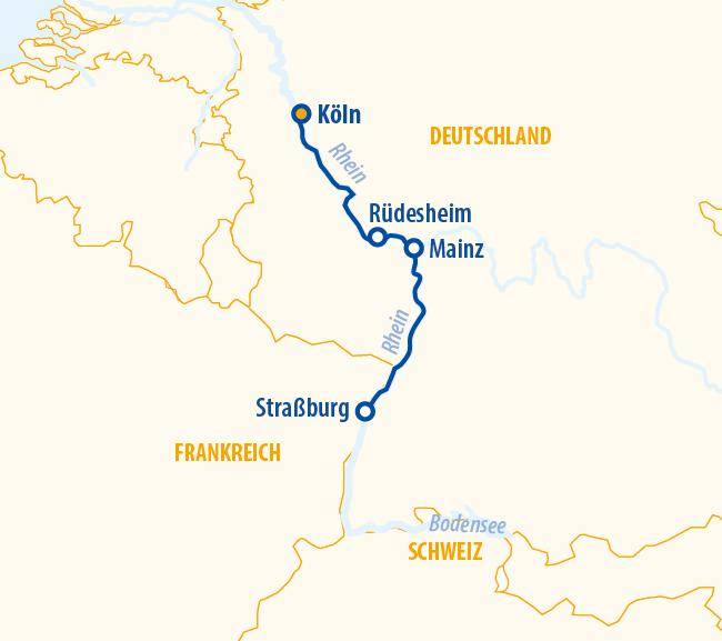 Schnupperreise Straßburg 2027 – Flusskreuzfahrt Rhein