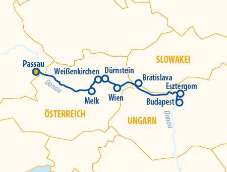 Donauromanze 2026 – Flusskreuzfahrt Donau