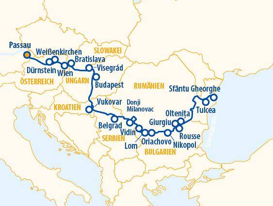Große Donauvielfalt 2027 – Flusskreuzfahrt Donau