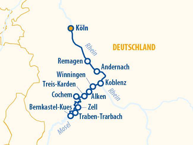Moselträume für Mensch & Hund 2027 – Flusskreuzfahrt Mosel
