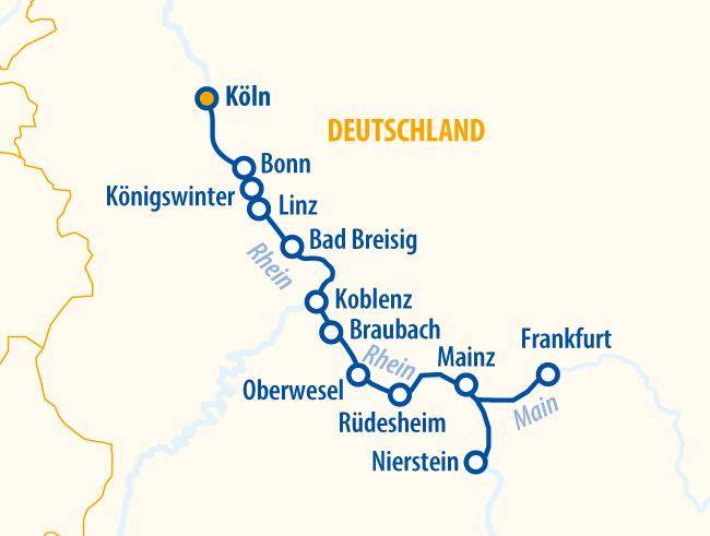 Rhein & Main für Fellnasen 2027 – Flusskreuzfahrt Hund