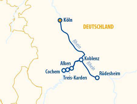 Glückskabinen-Special – Rhein- und Moselzauber 2026 – Flusskreuzfahrt Mosel