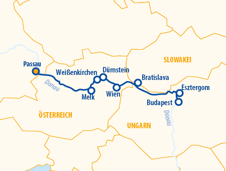 Donauromanze 2026 – Flusskreuzfahrt Donau