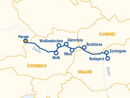Weihnachtsreise 2026 – Flusskreuzfahrt Donau