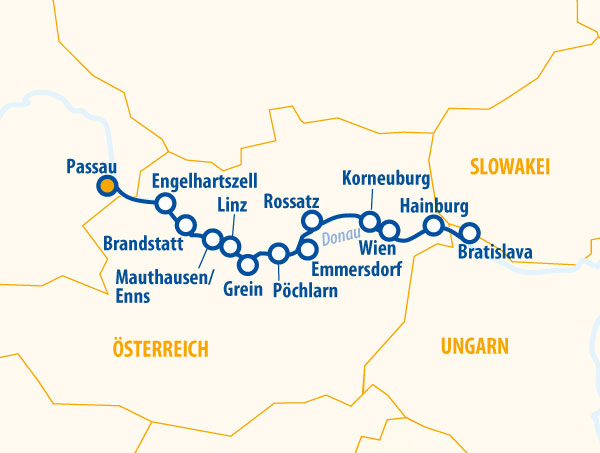 3 Länder auf 4 Pfoten 2026 - Flusskreuzfahrt mit Hund