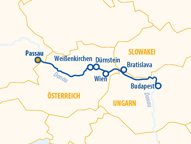 Donaumetropolen 2027 – Flusskreuzfahrt Donau