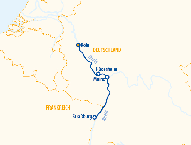 Schnupperreise Straßburg 2027 – Flusskreuzfahrt Rhein