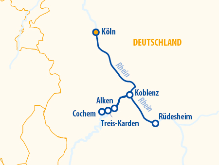 Rhein- und Moselzauber 2026 – Flusskreuzfahrt Mosel