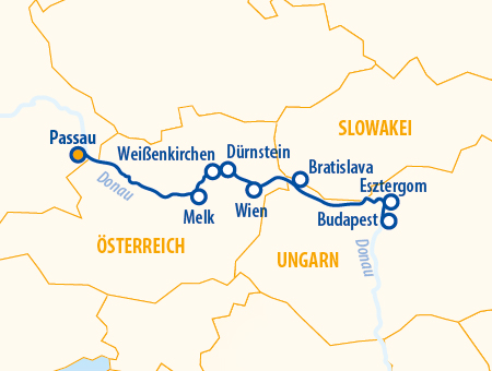Donauromanze 2026 – Flusskreuzfahrt Donau