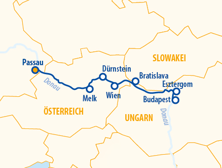 Donauromanze 2026 – Flusskreuzfahrt Donau