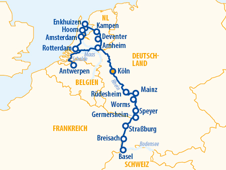 Rhein total 2027 – Flusskreuzfahrt