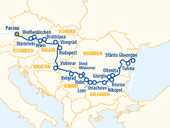 Große Donauvielfalt 2027 – Flusskreuzfahrt Donau