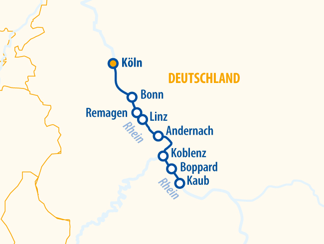 Rheinzauber auf 4 Pfoten 2027 –  Flusskreuzfahrt mit Hund